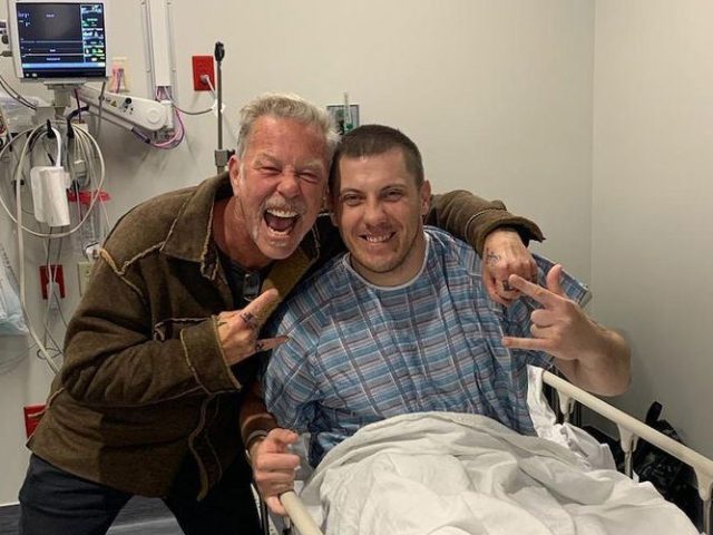 James Hetfield do Metallica visita soldados ucranianos feridos