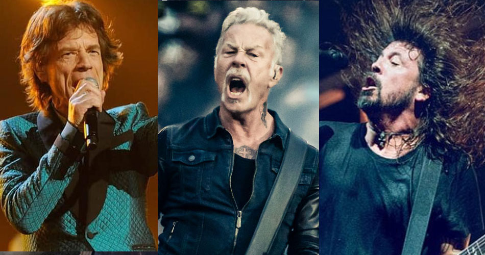 Rolling Stones, Metallica e Foo Fighters, são os melhores de 2023