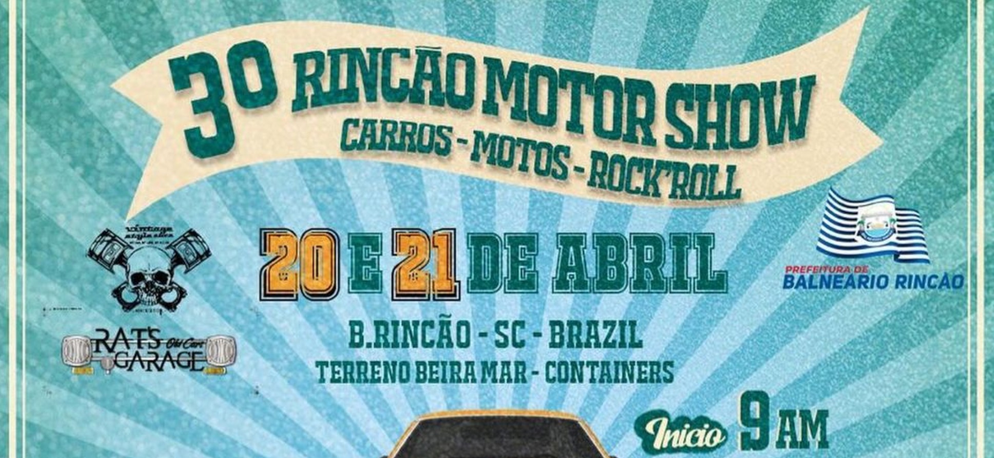 3° Rincão Motor Show acontece dias 20 e 21/04