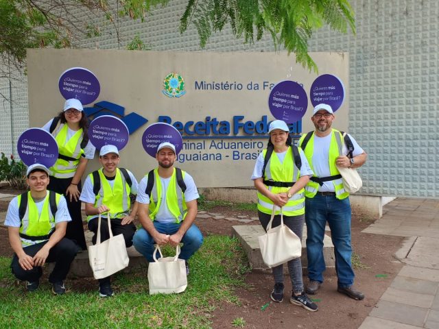 ViaCosteira realiza ações de orientação nas fronteiras com Uruguai e Argentina