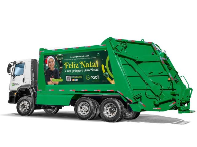 Racli Limpeza Urbana promove ação especial de Natal nas cidades onde atua