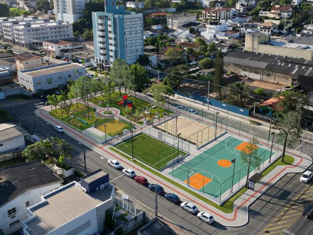 Praça da Cesaca será transformada com nova estrutura de lazer e esportes em Criciúma