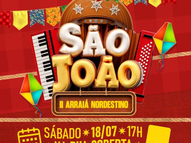 Arraiá Nordestino leva música, dança e gastronomia típica à Rua Coberta de Criciúma